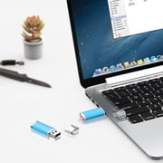 TOPESEL 10 Pack 8GB USB Flash Drive USB 2.0 Memory Stick Bulk Thumb Drive Pen Drive Blue