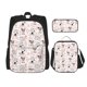 thumbnail image 1 of Fotbe Cute Cartoon Cows Set Escolar 3 en 1 para Niños - Mochila Duradera con Lonchera Aislante y Estuche para Lápices - Mochila Escolar para Niños y Niñas, 1 of 7