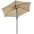 thumbnail image 6 of Renwick 7.5 ft Tan Hexagon Market Patio Umbrella, Water Resistant, 6 of 11