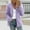 A# Purple, variant on Trendy Womens Winter Warm Long Sleeve Outwear Jackets Women's Household With Fleece Thickened Mountaineering Coat Hoodless Casual Jacket Pink 8