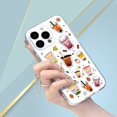 thumbnail image 4 of Clear Phone Case With Milk Tea Graphic 360 Degree Full Protection Phone Cover For IPhone 11 12 13 14 15 Pro Max XR X/XS 7 8 Plus SE Mini, 4 of 5