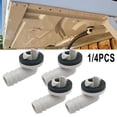 thumbnail image 3 of 4Pcs Plastic Air Conditioner AC Drain Hose Connector Elbow Fitting & Rubber Ring Kit, 3 of 11