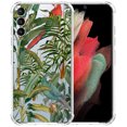 thumbnail image 1 of Parrots in Jungle Clear Case for Samsung Galaxy S21 Plus,Aesthetic Art Design Case for Men Women,Unique Trendy Transparent TPU Bumper Case Cover, 1 of 5