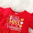 thumbnail image 4 of MesaSe Robe de Saint-Valentin pour Bébé Fille Nourrisson Tout-Petit, Jupe Tutu à Manches Longues, Dentelle Pailletée, Robe d'Été Princesse, 4 of 7