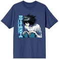 thumbnail image 1 of Death Note L Lawliet Navy T-Shirt, 1 of 2