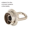 thumbnail image 4 of Unique Bargains 25kg Max Load 30x44mm M10 Thread Ring Shape Female Loop Eye Nut Nickle Color 2 Pack, 4 of 5