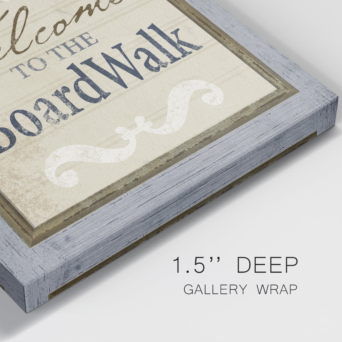 Wexford Home Beach Sign XI-Premium Gallery Wrapped Canvas, 16" x 16" - Ready to Hang