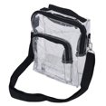 thumbnail image 5 of DEWIN PVC Bolsa de Mensajero Transparente Bolso de Hombro Transparente para el Trabajo Viajes de Negocios Hombres Mujeres, 5 of 5
