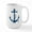 White, variant on CafePress - Anchor Anker Ship Schiff Harbour Hafen Sailing Mug - 15 oz Ceramic Large White Novelty Mug