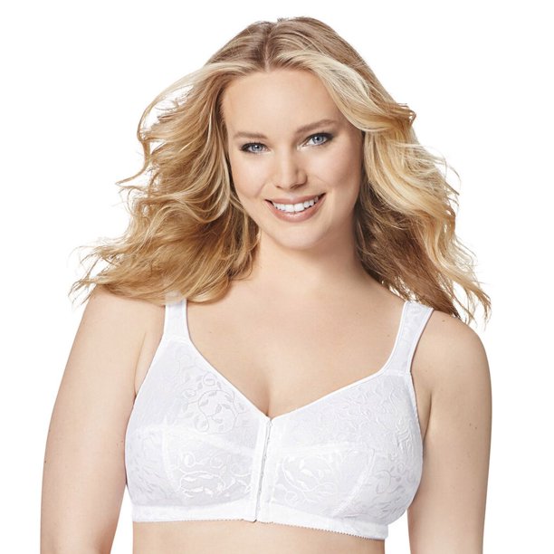 Just My Size Bras 2pack Front Closure FullFigure WireFree Bra