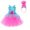 Pink_010, variant on Bmisegm Girls Dresses Spaghetti Strap Apple Applique Bodice Layered Tutu Skirt Carnival Party Outfit with Headband Dress for Girls 2-3 Years