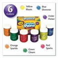 thumbnail image 2 of Washable Paint, 6 Assorted Classic Colors, 2 Oz Bottle, 6/pack | Bundle of 5, 2 of 10
