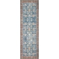 thumbnail image 4 of Loloi Loren Collection LQ-01 Blue / Brick Oriental Area Rug 3'-6" x 5'-6", 4 of 7