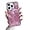 Pink, variant on Canvas Denim Half Wrap Phone Case, Fashionable and Creative, Large Hole Design, Anti-Drop, for iPhone 15 14 13 12 11 Pro Max Mini XS XR 7 8 Phone Case (Black,iPhone XR)