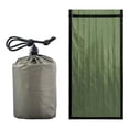 thumbnail image 4 of Manta de emergencia,Manta de emergencia para sacos de dormir de supervivencia,Saco Bivy para mochilero impermeable a prueba de viento,Manta térmica portátil Mylar Space Gear,Excursionismo al, 4 of 8