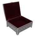 thumbnail image 3 of Caja De Baratijas, Caja De Regalo, Caja De Almacenamiento, Caja De Joyería, Patrón De Rosa, Caja De Regalo De Una Sola Capa Con Tapa Vintage, Cajas De Regalo, 3 of 7
