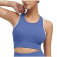 thumbnail image 4 of Everyday Bra Women Lightly Lined Bra Feature V-Neck Soft Bra Style W-1804 Blue-b L, 4 of 6