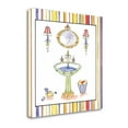 thumbnail image 2 of Tangletown Fine Art Striped Bath IV By Liz Jardine,  Gallery Wrap Canvas - 20 x 20, 2 of 2
