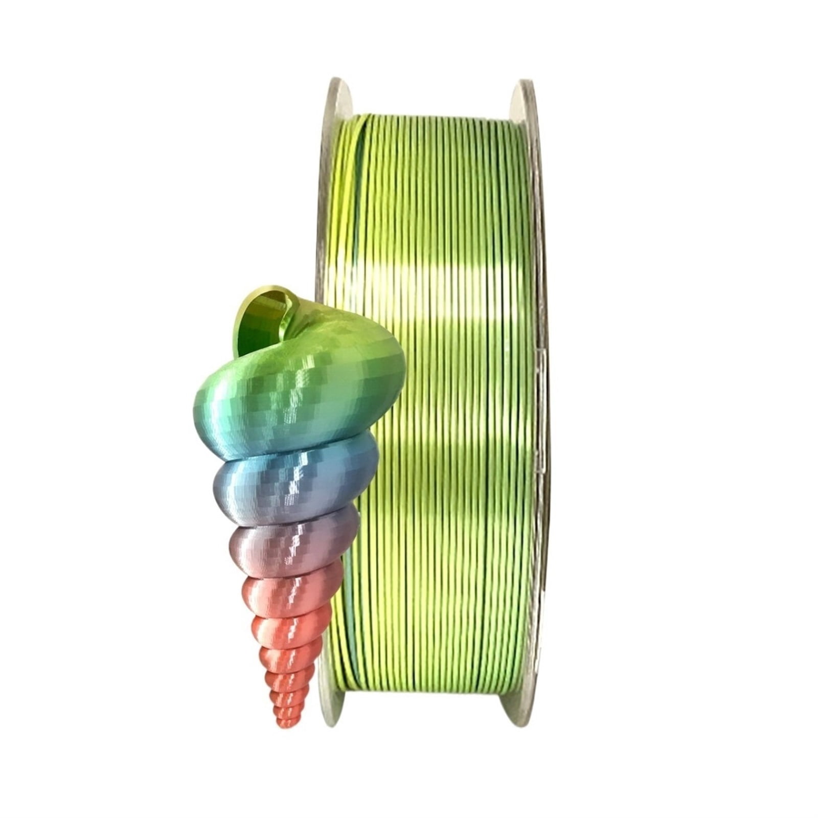 3D Printer Filament Multicolor Gradient Silk PLA Filament 1.75mm 1kg Spool Gradually Changing Color 3D Printing Materials