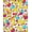 Yellow, Pattern 4, variant on ODIKA 4x6 Machine Washable Non-Slip Area Rug, Funky Retro Banana Split Decorative High Traffic Rug, Yellow, 443971