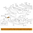 thumbnail image 3 of For 13-19 Sonic w/RS Package Front Bumper Lower Mount Brace Bracket Left Side, 3 of 5
