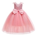 thumbnail image 6 of EnJoCho Children's Formal Dress Flower Girl Dress Applique Tulle Dresses Wedding Guest Communio𝗇 Birthday Par𝗍y Pageant Baptism Princess Gown, 6 of 8