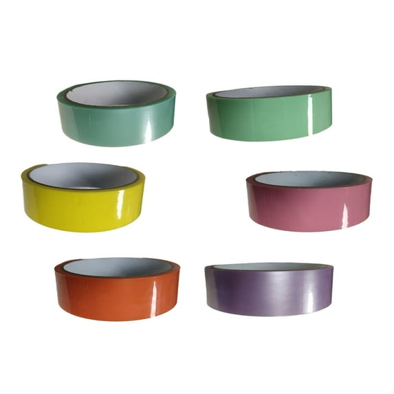 6 Pieces Sticky Ball Tapes Colored Relaxing DIY Crafts Accessories for Gifts Adult Party Birthday Home , Style C, as described