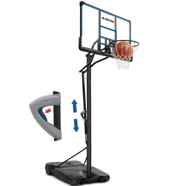 MaxKare 48inch Portable Basketball Hoop Basketball Goal 7ft5in10ft