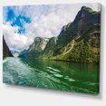 thumbnail image 2 of Green Lake Sognefjord Norway - Landscape Canvas Art Print, 2 of 4