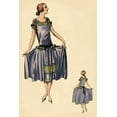 thumbnail image 2 of Vintage Fashion 13x18 White Modern Wood Framed Museum Art Print Titled - For a Special Night, 2 of 4