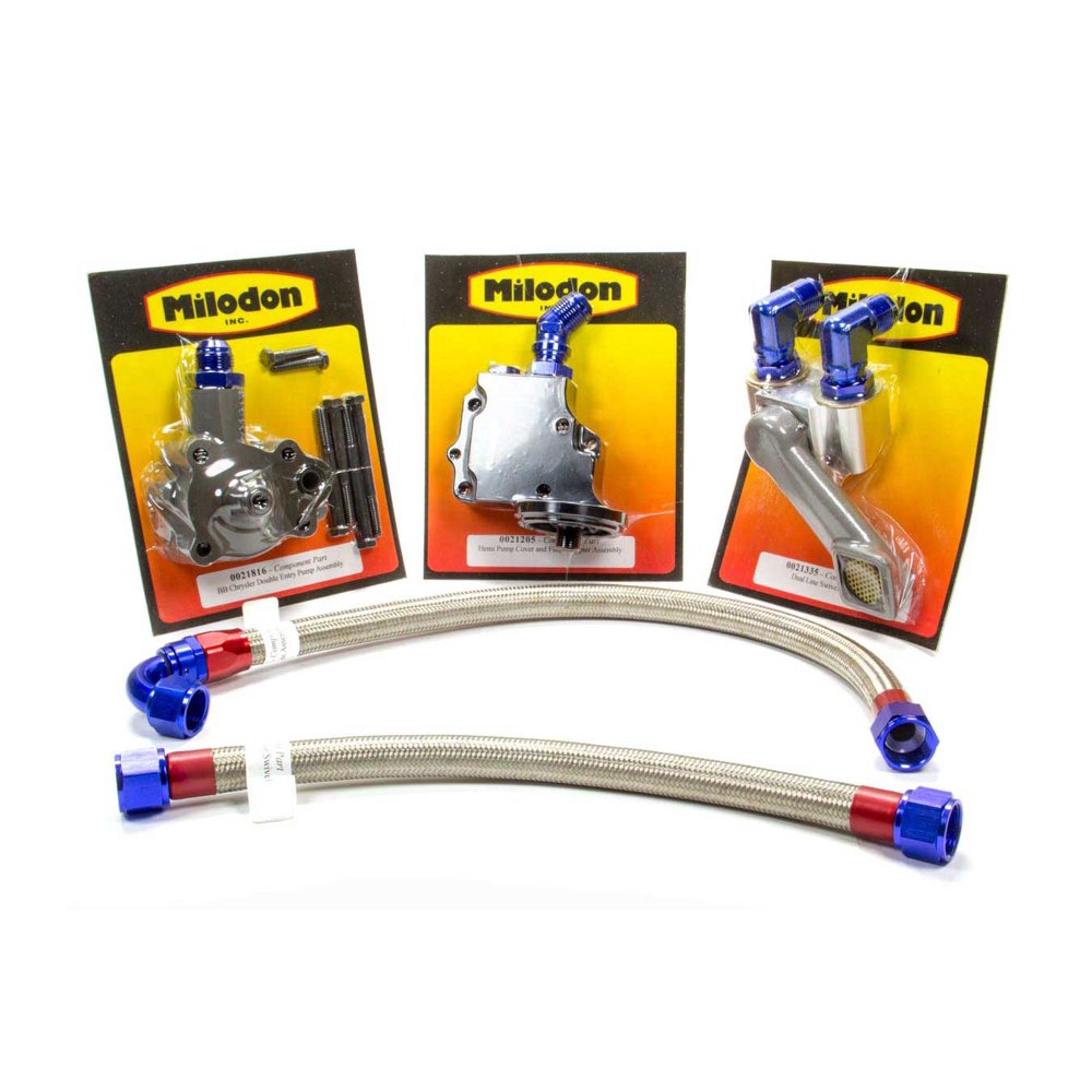 Milodon 21175 MLD21175 OIL SYS HEMI 2 LINE W/PUMP