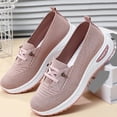 thumbnail image 6 of Women's Slip On Walking Shoes, Breathable Mesh Arch Support Sneakers, Summer Outdoor Beach Walking Shoes Comfort Non-Slip Orthopedic Casual Shoes for All Day Wear, 6 of 10