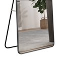 thumbnail image 5 of 64.9''x23.2''Arched Full Length Mirror, Full Body Floor Mirror Standing Hanging or Leaning Wall, Arch Wall Mirror with Stand Metal Support for Bedroom Cloakroom, Black, 5 of 8