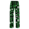 thumbnail image 4 of LEBONYARD Trousers for Women,Women's Christmas Printed Fashionable Loose and Comfortable Sleeping Pants Multicolor L, 4 of 6