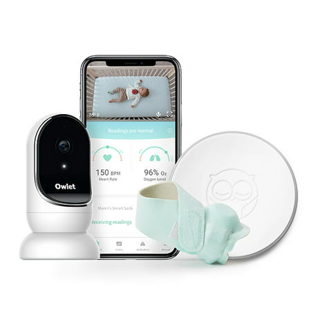 Owlet Smart Sock 2 & Cam Bundle (Best Baby Monitor For Two Rooms)