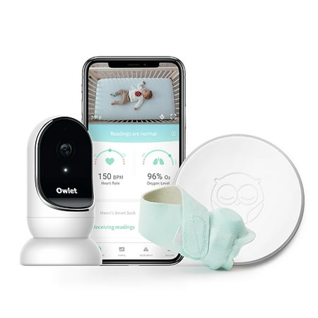 Owlet Smart Sock 2 & Cam Bundle (Best At Home Fetal Doppler)