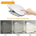 thumbnail image 4 of Lampe de Bureau Portable à Clipser LEDs 3 Niveaux de Luminosité USB Rechargeable Pince de Cou Flexible 360° Protection des Yeux pour Lit Lecture Travail, 4 of 10