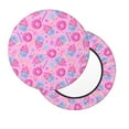 thumbnail image 2 of Daiia Pink Donuts Stool Covers Round,Round Bar Stool Covers Waterproof Bar Chair Covers Washable Stool Cushion Slipcover for 12-14 Inch Chair-14 inch, 2 of 7