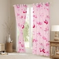 thumbnail image 3 of Feelyou Girly Pink Ribbon Curtains Pack of 2 (42x84 Each) for Kids, Cartoon Cherry Curtains Blackout, Kawaii Bow-tie Bow Bedroom Curtains, Window Curtains Decor, 3 of 6