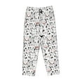thumbnail image 4 of Goofa Cute Cat Printed Soft Pajama Pants for Women, Wide Leg Comfy Casual Lounge Yoga Pants-Small, 4 of 9
