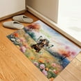 thumbnail image 3 of Welcome Spring Fairy Dachshund in Flower Meadow Doormat Wiener Dog Lover Gifts Idea Indoor Outdoor Welcome Mat - 13002, 3 of 5