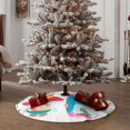 thumbnail image 4 of Fotbe Gnomes Summer Pattern Christmas Tree Skirt, Tree Skirts Plush Christmas Decorations, Christmas Tree Skirts Xmas Decorations Holiday Party Decor-30", 4 of 6