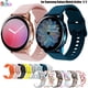 thumbnail image 2 of Correa de silicona Original de 20mm para Samsung Galaxy Watch Active 2 40/44mm / 3 41mm, pulsera inteligente para Huawei GT 2 42mm Tan Jianjun unisex, 2 of 2