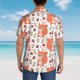 thumbnail image 4 of Balery Squirrel And Camisas hawaianas de manga corta para hombre, camisas playeras de corte holgado, camisas de vacaciones con botones,X-Large, 4 of 7