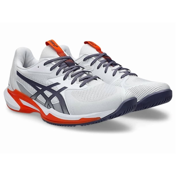 ASICS Men's Tennis Shoes SOLUTION SPEED FF 3 1041A438-103 White/Grayish Purple