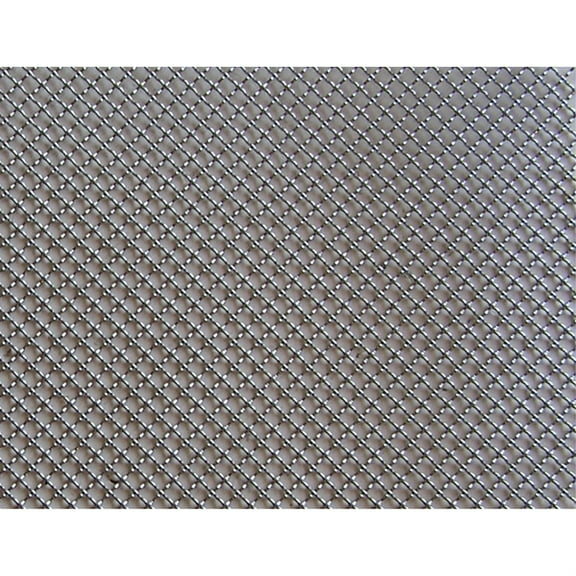 Universal Stainless Steel Chrome 2.5Mm Wire Mesh 16"X48" 1 Pc/ Set Stainless Steel Polished Finish 2.5 Mm Wire Mesh Mesh Grille