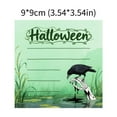 thumbnail image 4 of Scary - Cute Halloween Sticky Notes - Perfect for Gifting (3.54×3.54 Inches) 100-Pack with105 Emoticon Stickers, Quickly Jotting Down Reminders, Leaving Temporary Messages, Work on Various Surfaces, 4 of 13