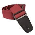 thumbnail image 4 of Henry Heller Guitar Strap Burgundy Nylon 2 Inch Wide HPOLM Electric Acoustic, 4 of 9