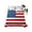 Blue Red, variant on American Flag Flat Sheets Only Full Size, Soft Breathable Bed Top Sheets for Mattress, Blue Red USA Flag Luxury Bedding Flat Sheets for Home Hotel Bedroom Bed Protection