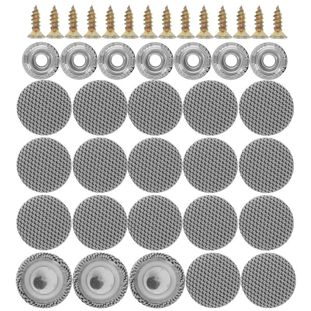 50 piezas Kit de reparación de techo de coche Remaches a presión de techo de automóvil Retenedor Interior Techo hundido Techo de techo Fijación de tela Hebilla de reparación para vehículos